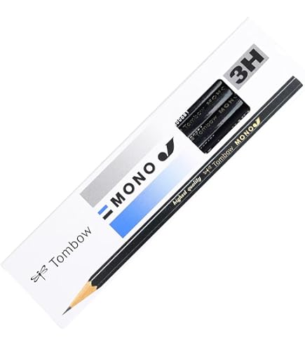 Amazon | トンボ鉛筆 高級鉛筆 3H MONO (超微粒子芯のハイスタンダード